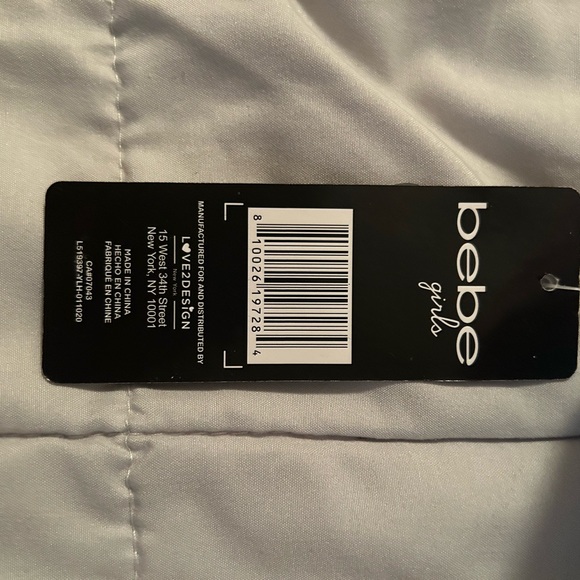 Bebe Blue and Pink Iridescent Baseball Cap - Picture 10 of 11